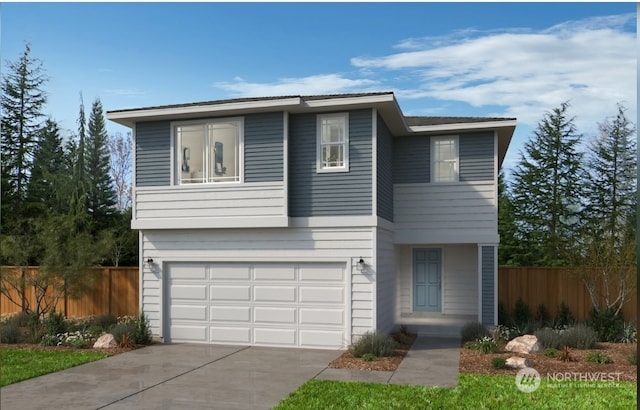12146 15th Ct SE Unit 13, Lake Stevens, WA 98258 - view of front of home with driveway and an attached garage