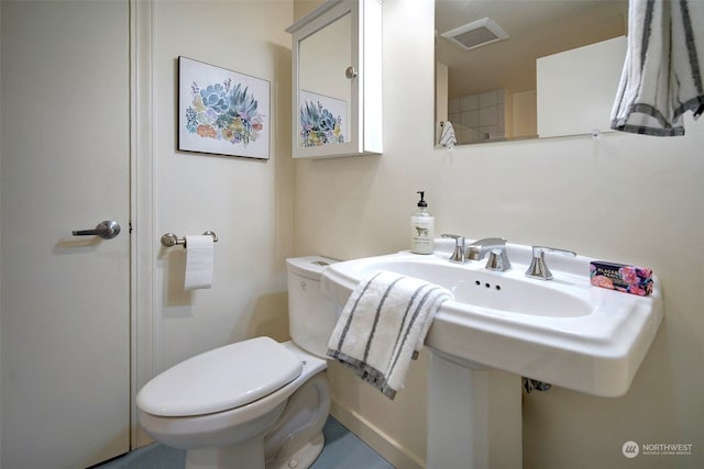 bathroom with toilet