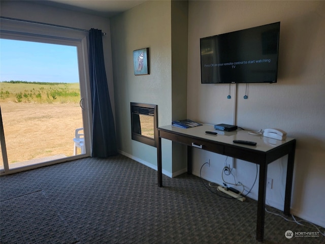 304 14th St NW Unit 103, Long Beach, WA 98631 - unfurnished office with carpet and baseboards