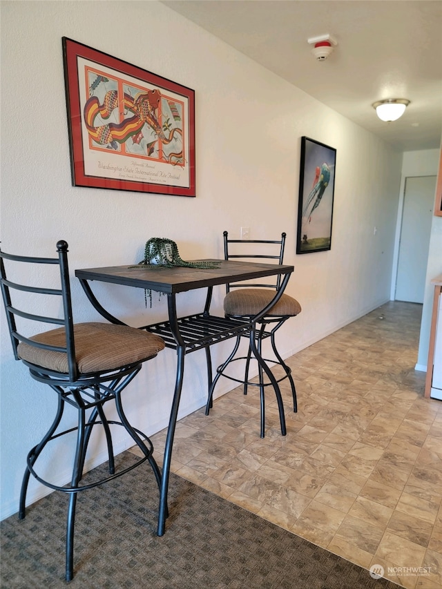 view of dining area