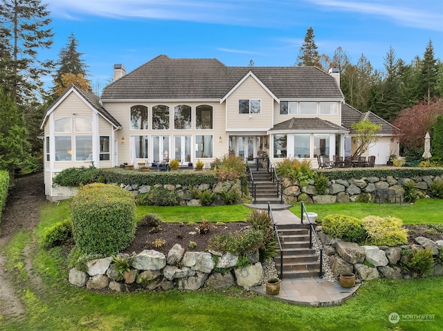 view of rear view of property