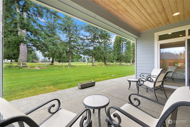 view of patio / terrace