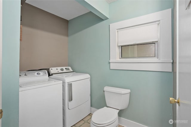 15525 NE Caples Rd, Brush Prairie, WA 98606 - washroom with independent washer and dryer and baseboards