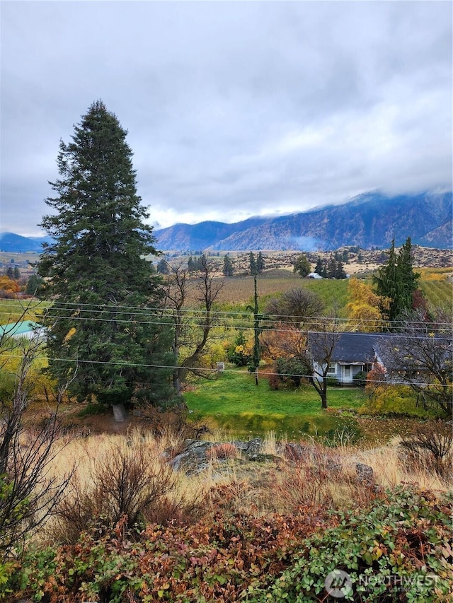 view of mountain feature