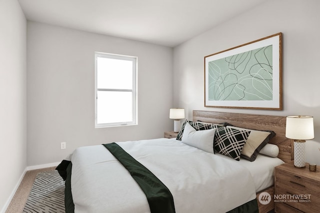 bedroom featuring carpet floors