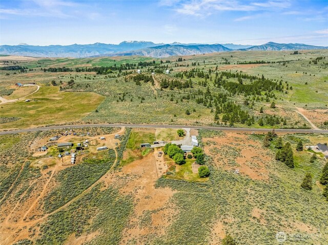 16161 Badger Mountain Rd, East Wenatchee, WA 98802 - aerial view of sparsely populated area featuring mountains