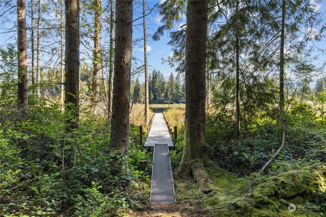 27525 W Lake Riley Rd, Arlington, WA 98223 - exterior space with a forest view