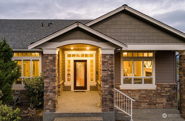 view of entrance to property