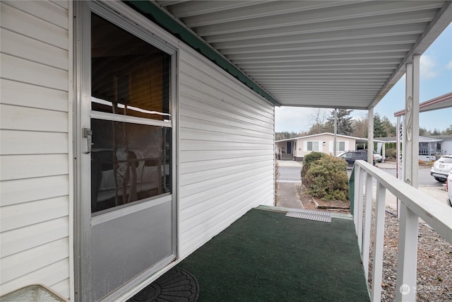 view of patio / terrace featuring a porch