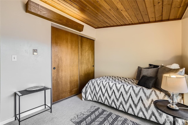 100 Martin Luther King Jr Way Unit 1, Seattle, WA 98122 - carpeted bedroom with wood ceiling and a closet