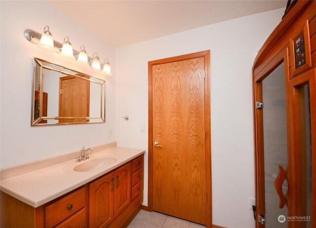 2245 Salzer Valley Rd, Centralia, WA 98531 - bathroom featuring vanity and tile patterned flooring