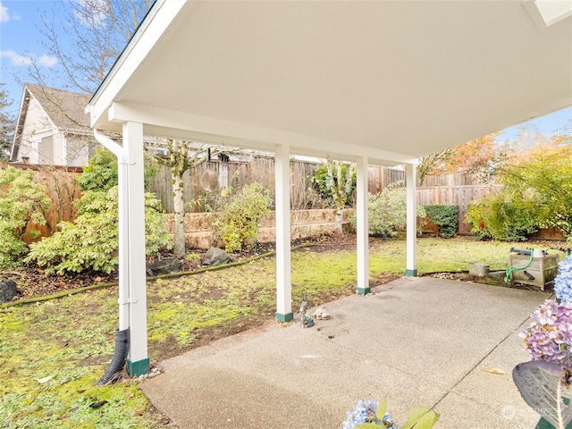 view of patio