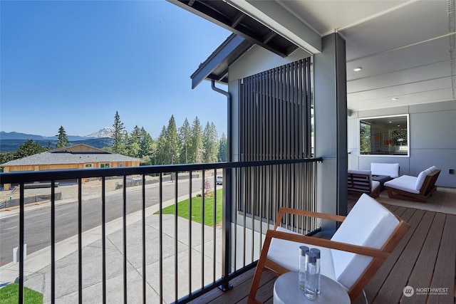 17726 142nd Ave E Unit 9, Puyallup, WA 98374 - balcony with a mountain view