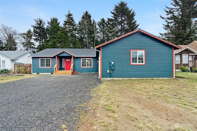 394 Lake View Loop NE, Ocean Shores, WA 98569 - view of front of home featuring gravel driveway