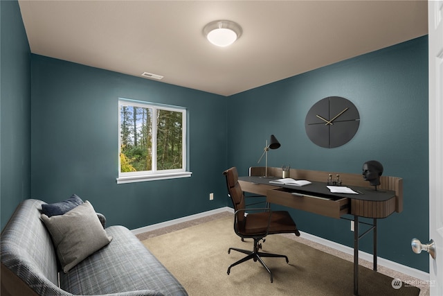 394 Lake View Loop NE, Ocean Shores, WA 98569 - office with baseboards and carpet