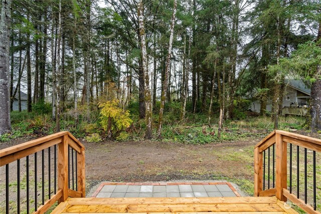 394 Lake View Loop NE, Ocean Shores, WA 98569 - view of wooden terrace