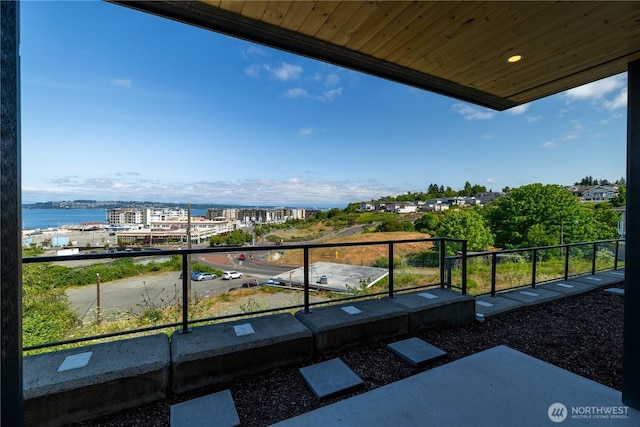 5129 N Bennett St, Ruston, WA 98407 - balcony with a water view