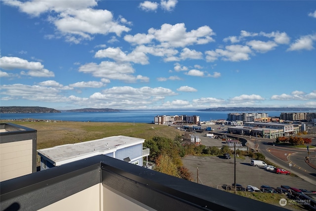 property view of water with a mountain view