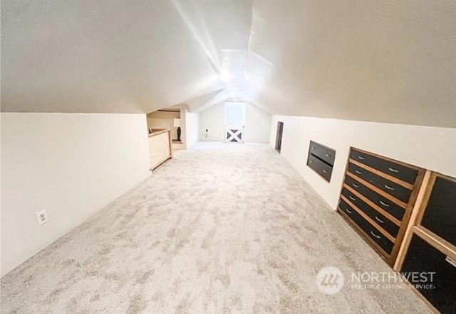 5503 112th St SW, Lakewood, WA 98499 - bonus room featuring vaulted ceiling and carpet