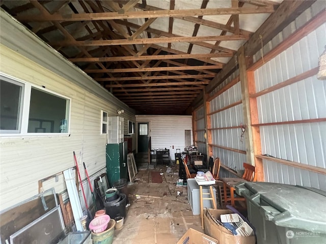 23009 V St, Ocean Park, WA 98640 - miscellaneous room with vaulted ceiling