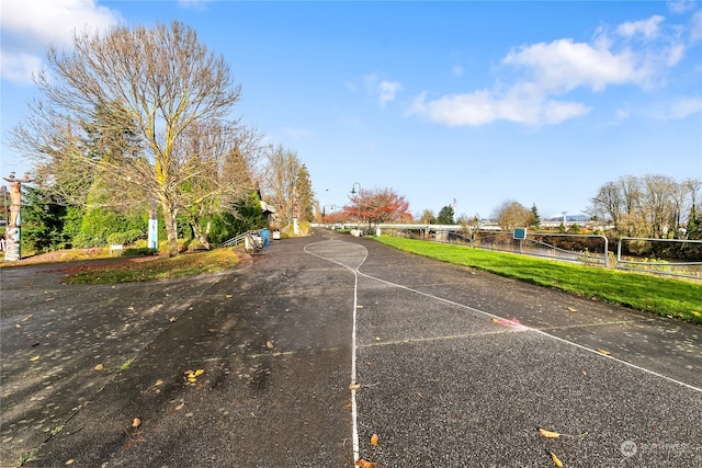 view of road