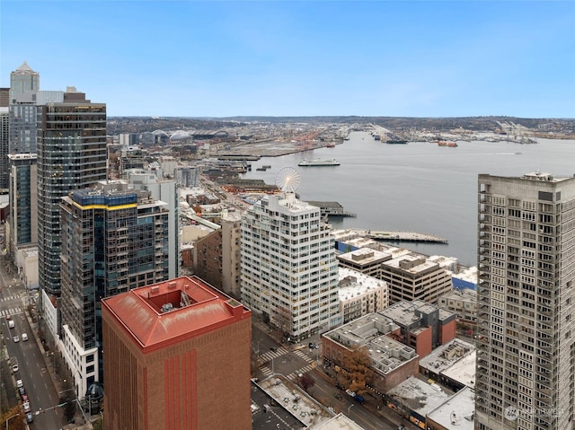 1920 4th Ave Unit 1802, Seattle, WA 98101 - city view with a large body of water