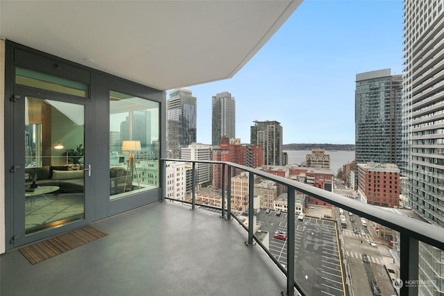 1920 4th Ave Unit 1802, Seattle, WA 98101 - balcony with a view of city