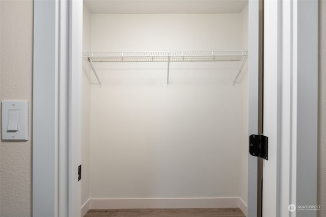 view of closet