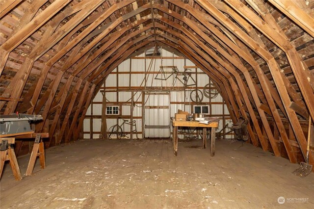 516 SW Riverside Dr, Chehalis, WA 98532 - view of unfinished attic