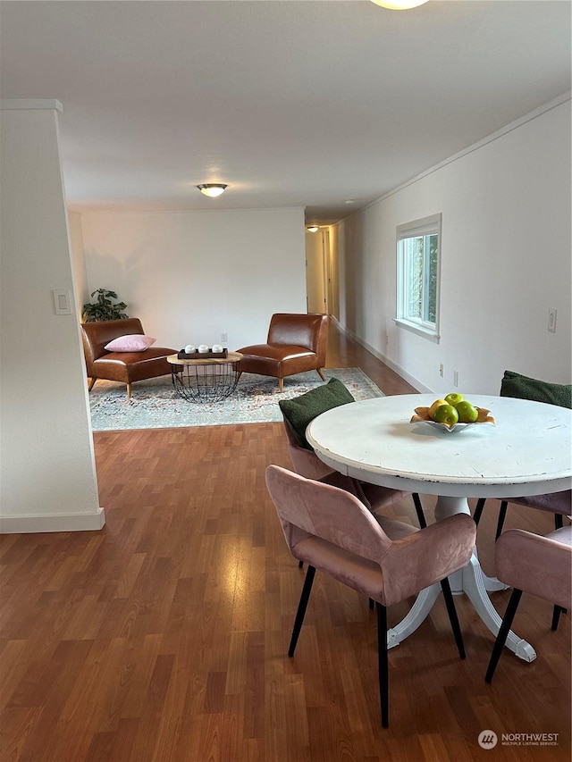 dining room featuring hardwood / wood-style floors