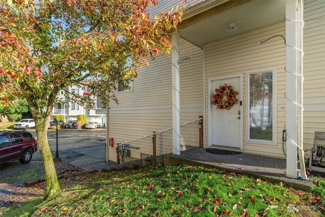 view of entrance to property