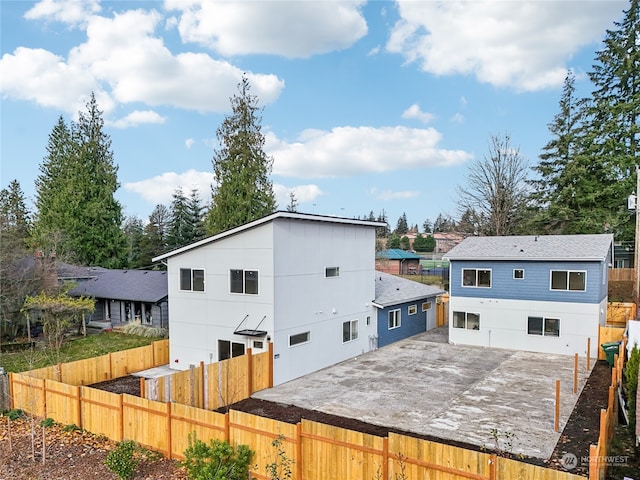 view of rear view of property