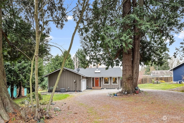 view of ranch-style home