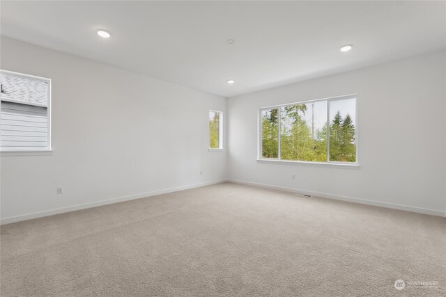 empty room with carpet floors