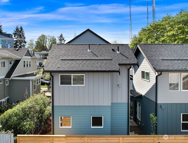 view of back of property