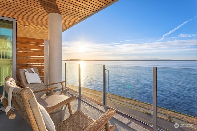 1250 Alki Ave SW Phg, Phg, Seattle, WA 98116 - balcony featuring a water view