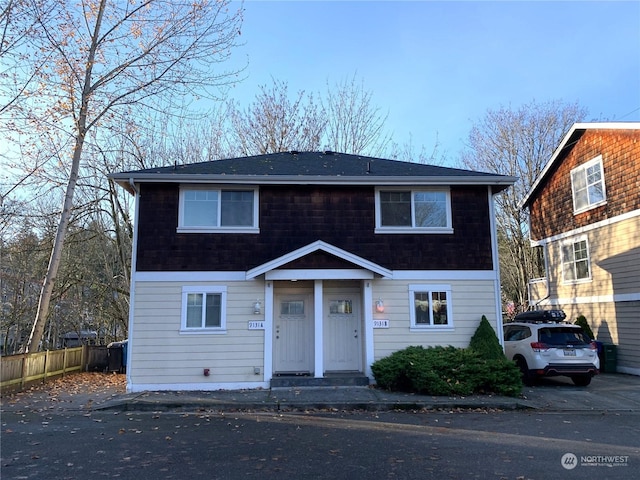 view of front of home