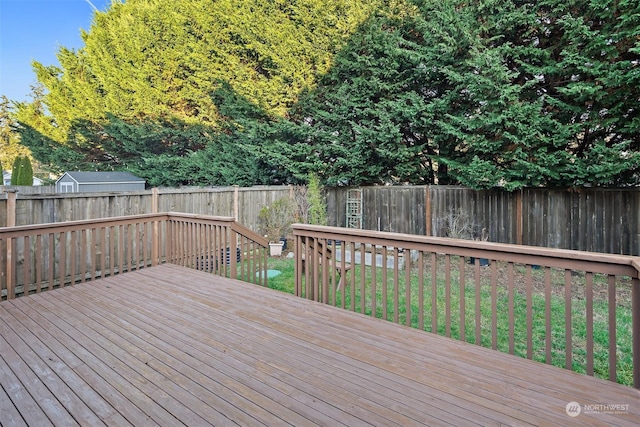 view of deck