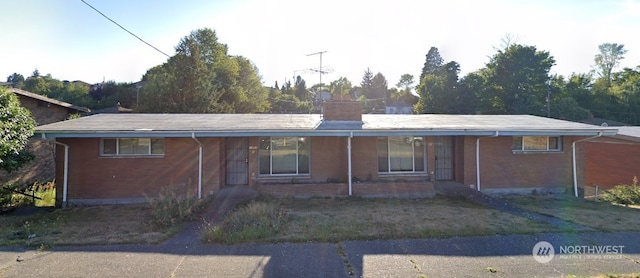 view of front of home