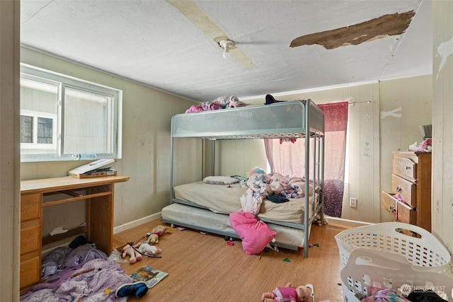 bedroom featuring hardwood / wood-style floors