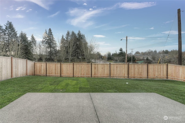 2605 43rd Ln SE, Olympia, WA 98501 - fenced backyard with a patio