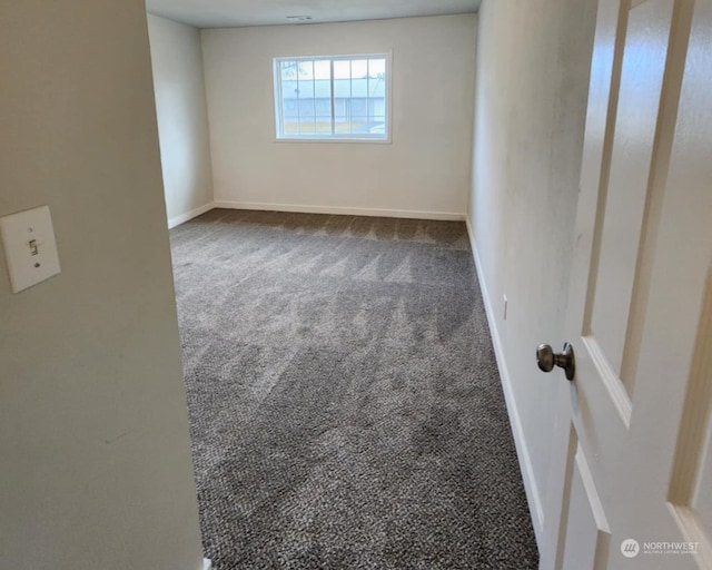 empty room with carpet floors