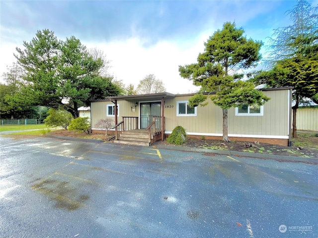 view of manufactured / mobile home