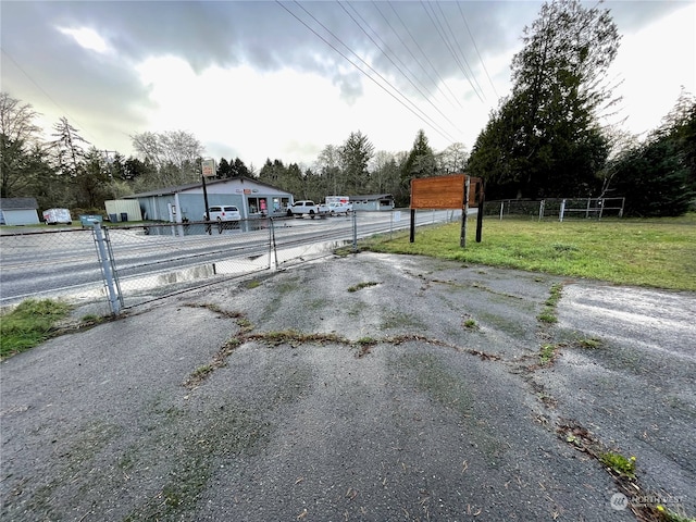 2820 State Route 105, Grayland, WA 98547 - view of street featuring a gate