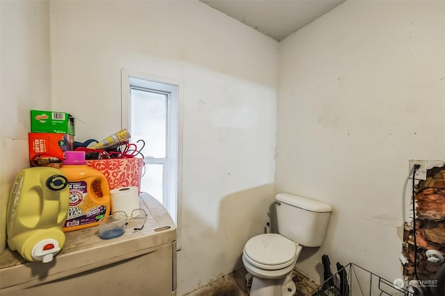 bathroom with toilet