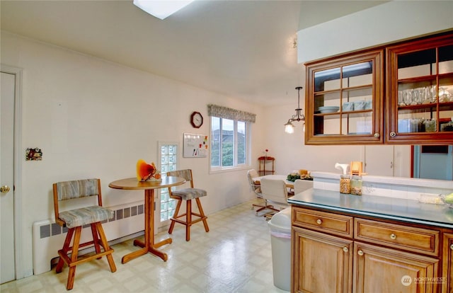 kitchen with radiator