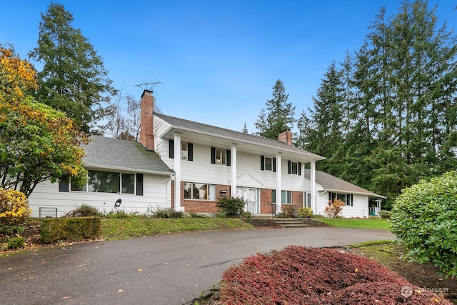 view of front of home