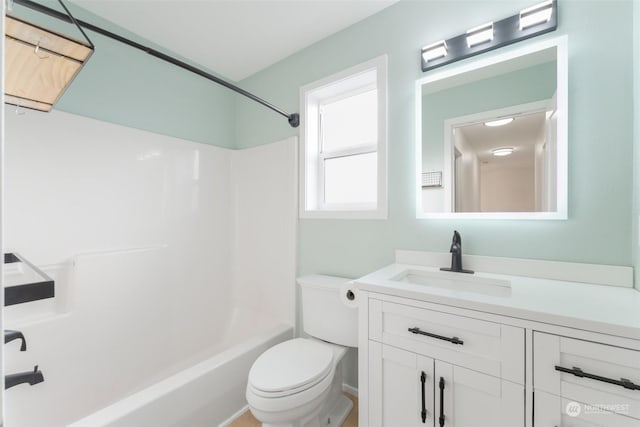340 Brandi Ln, Wenatchee, WA 98801 - full bath featuring toilet, vanity, and tub / shower combination
