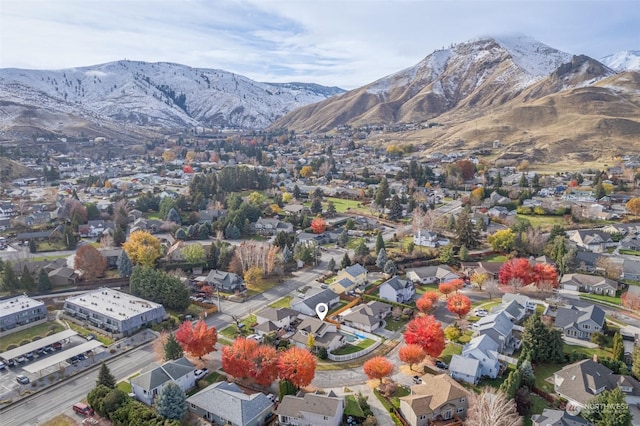 340 Brandi Ln, Wenatchee, WA 98801 - aerial perspective of suburban area with mountains