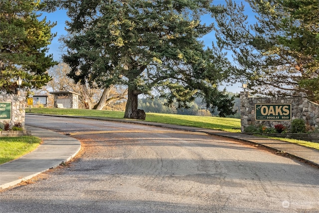 view of road